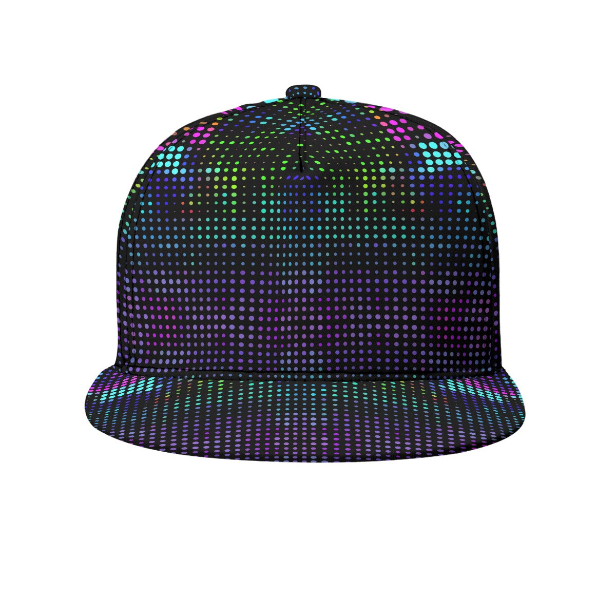 All-Over Print Flat-Brim Baseball Cap With Box