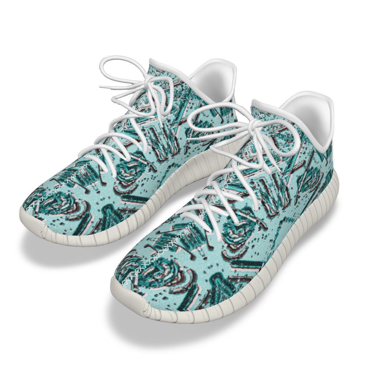 All-Over Print Men's Coconut Shoes