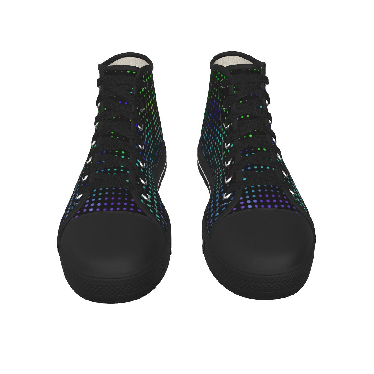 Men's Black Sole Canvas Shoes
