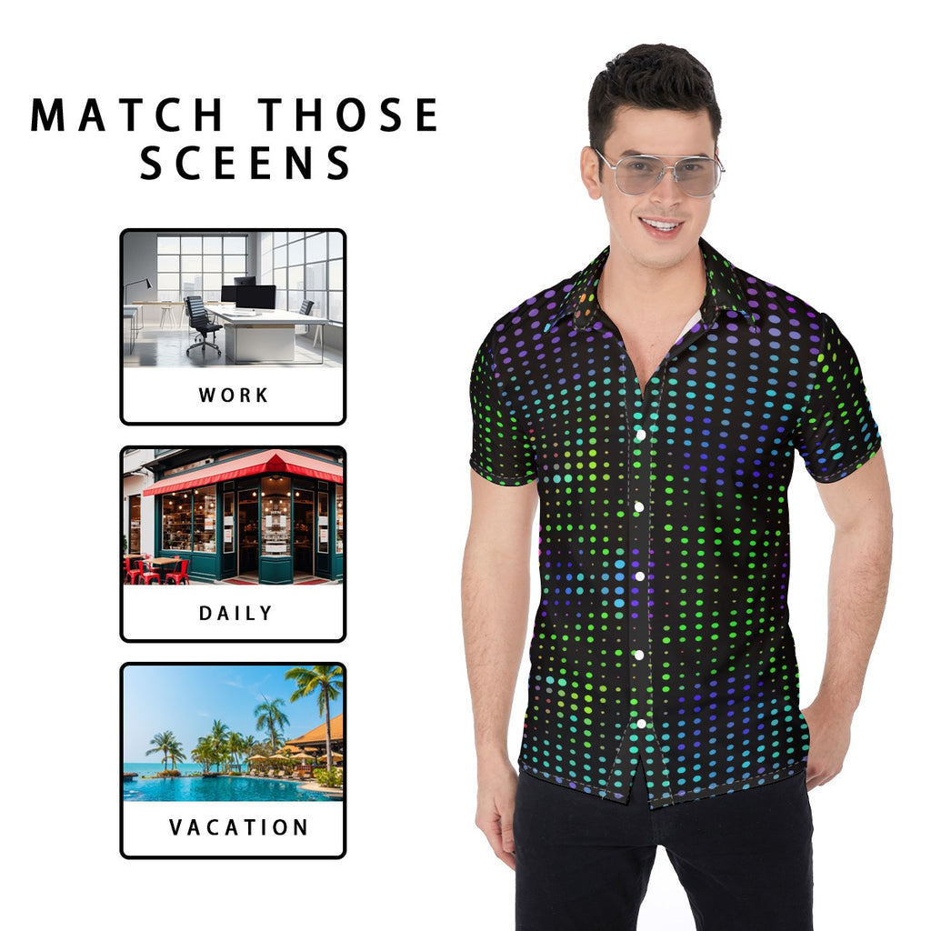All-Over Print Men's Shirt