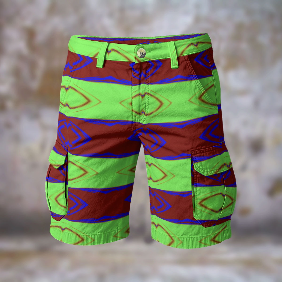 All-Over Print Men's Cargo Shorts