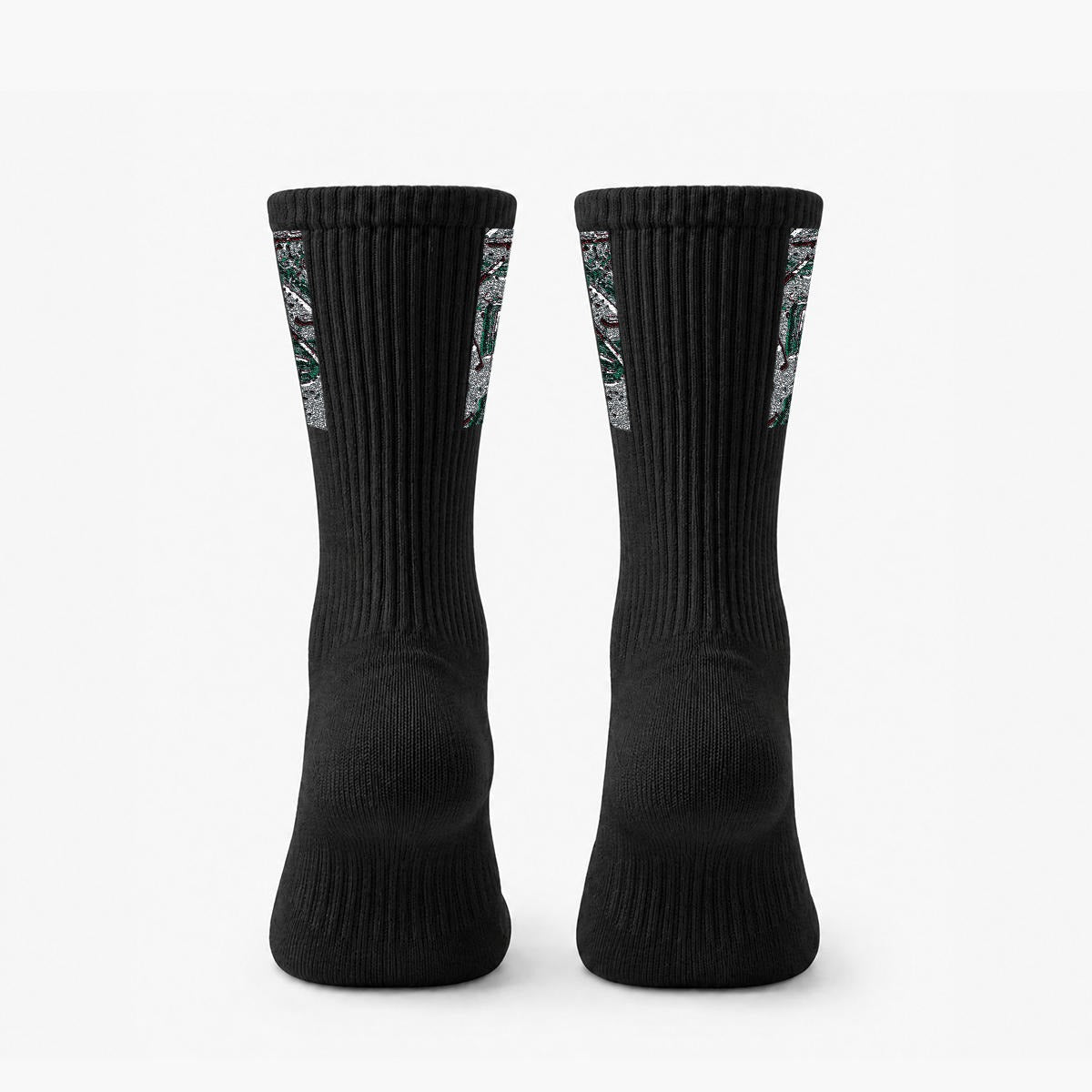 Embroidery Sports Cotton Crew Socks|Cotton