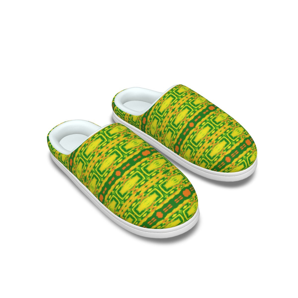 All-Over Print Men's Plush Slippers