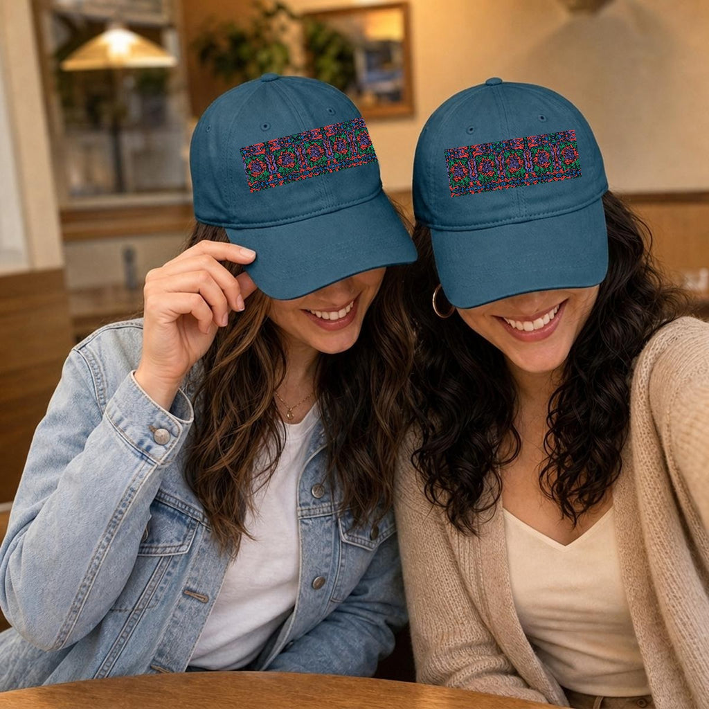 Embroidery Soft-Crown Flat Cap