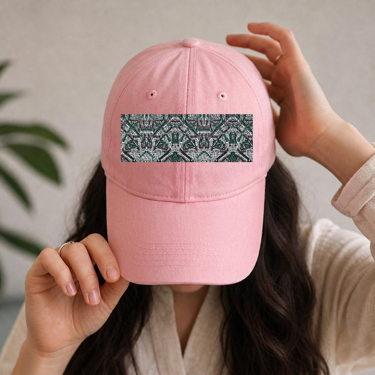 Embroidery Soft-Crown Flat Cap