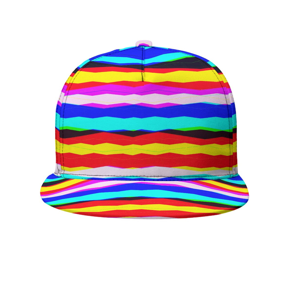 All-Over Print Flat-Brim Baseball Cap With Box