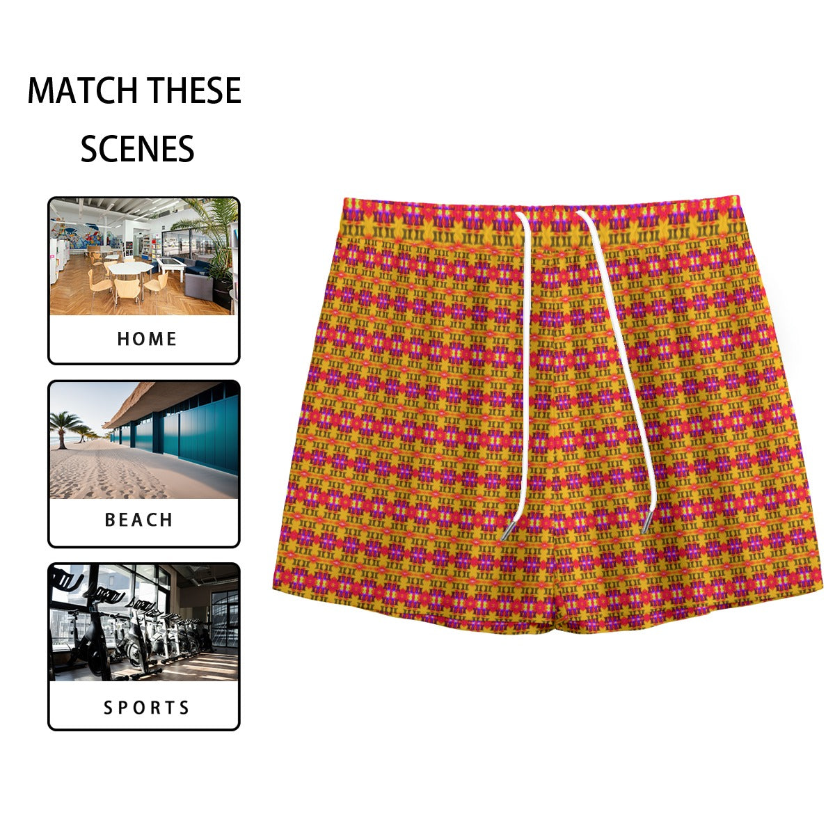 All-Over Print Men's Mesh Shorts