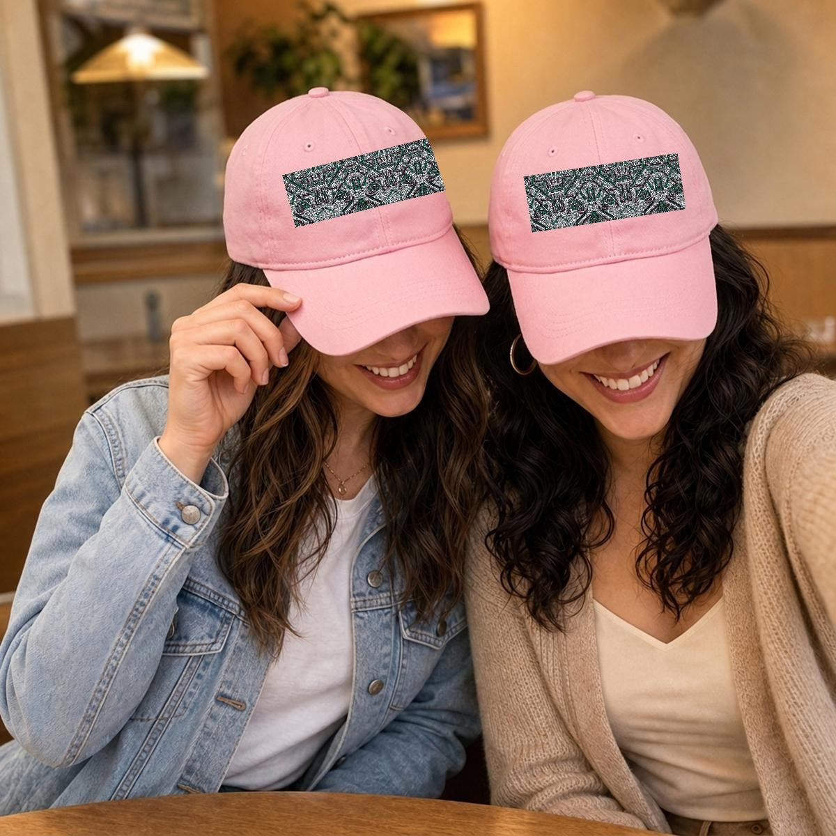 Embroidery Soft-Crown Flat Cap