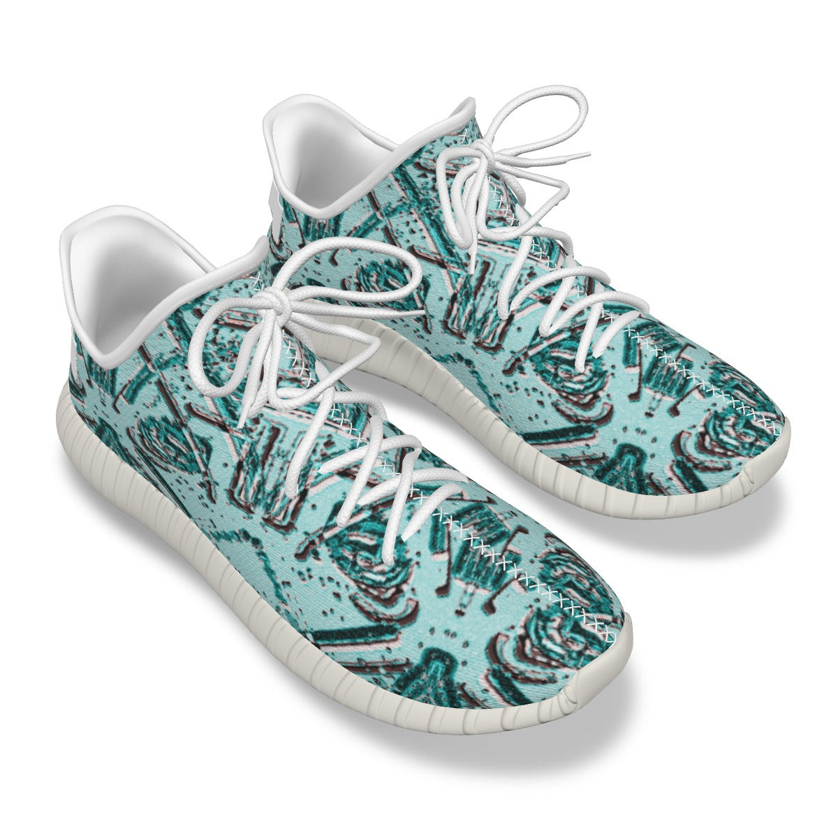 All-Over Print Men's Coconut Shoes