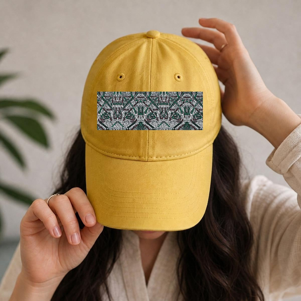 Embroidery Soft-Crown Flat Cap