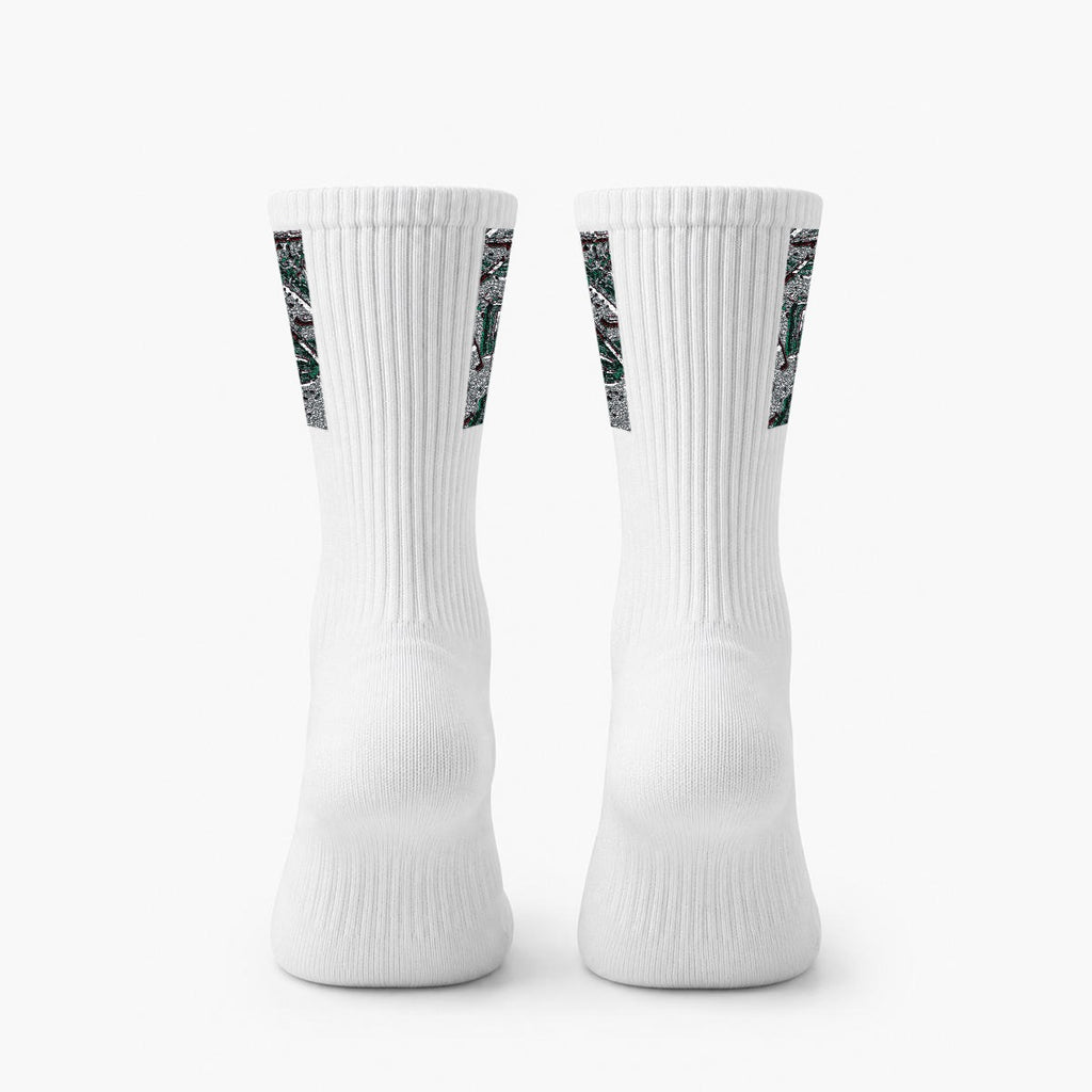 Embroidery Sports Cotton Crew Socks|Cotton