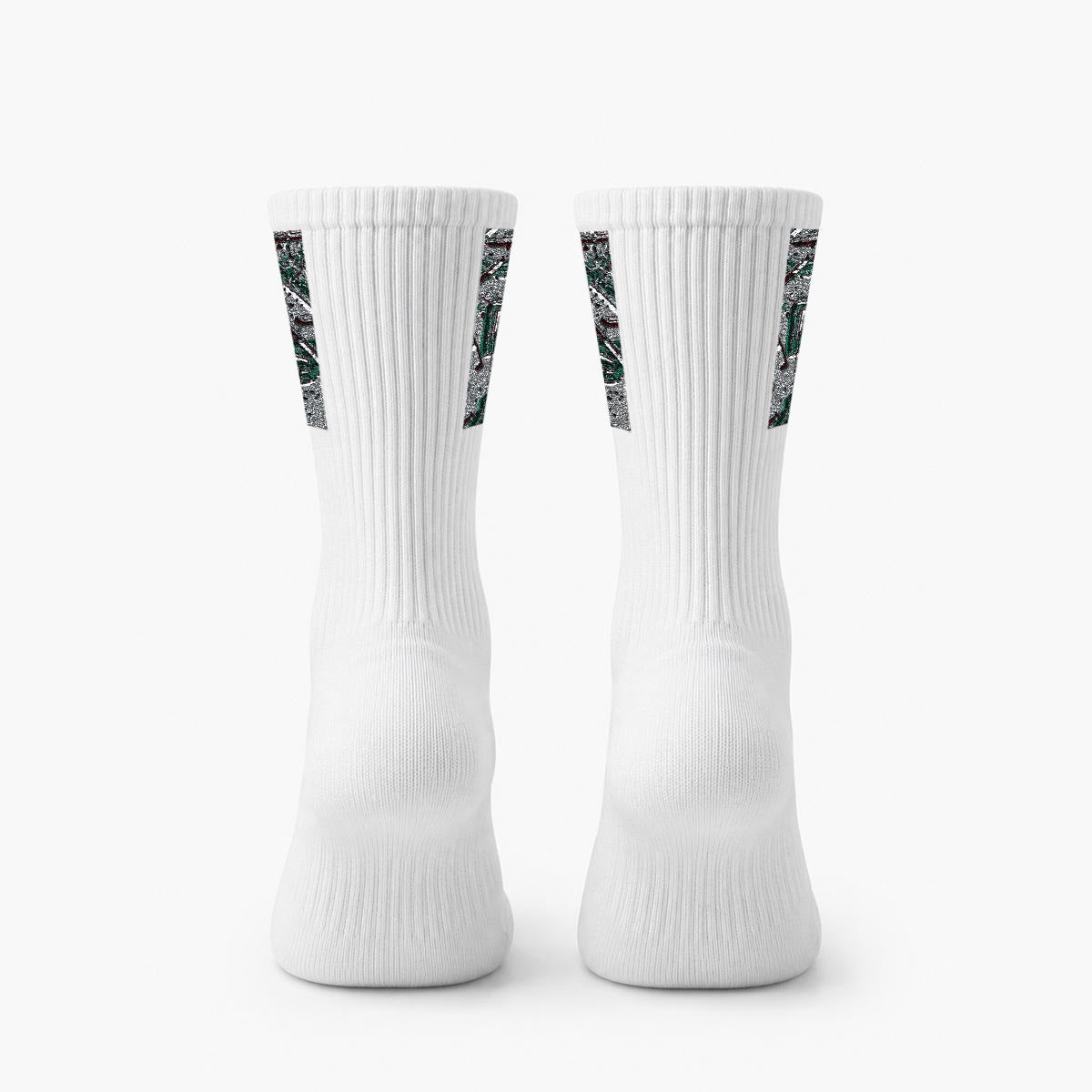 Embroidery Sports Cotton Crew Socks|Cotton