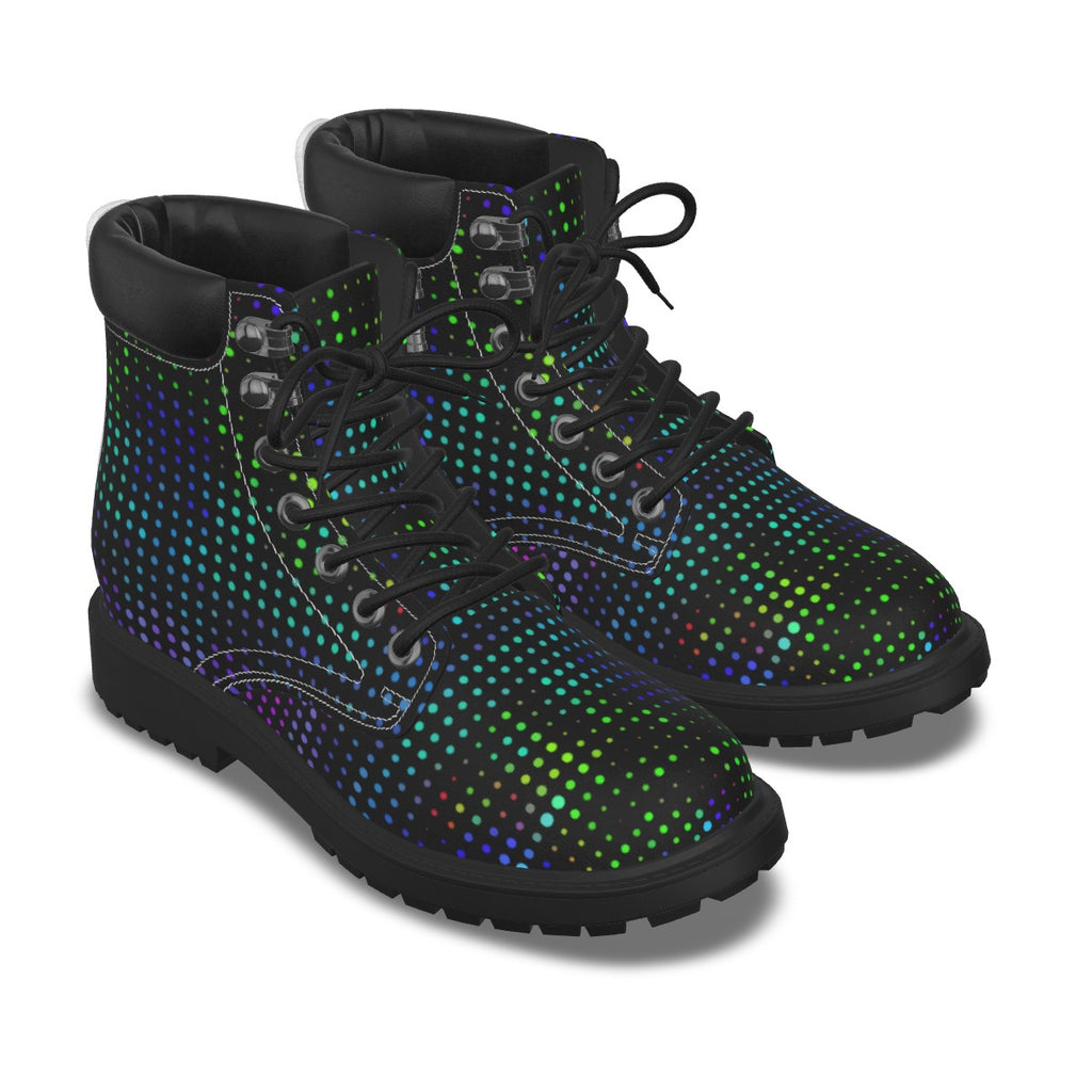 All-Over Print Men's Short Boots