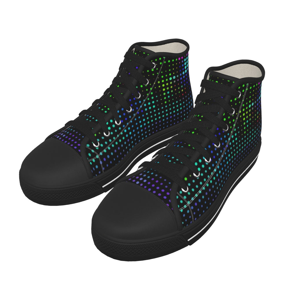 Men's Black Sole Canvas Shoes