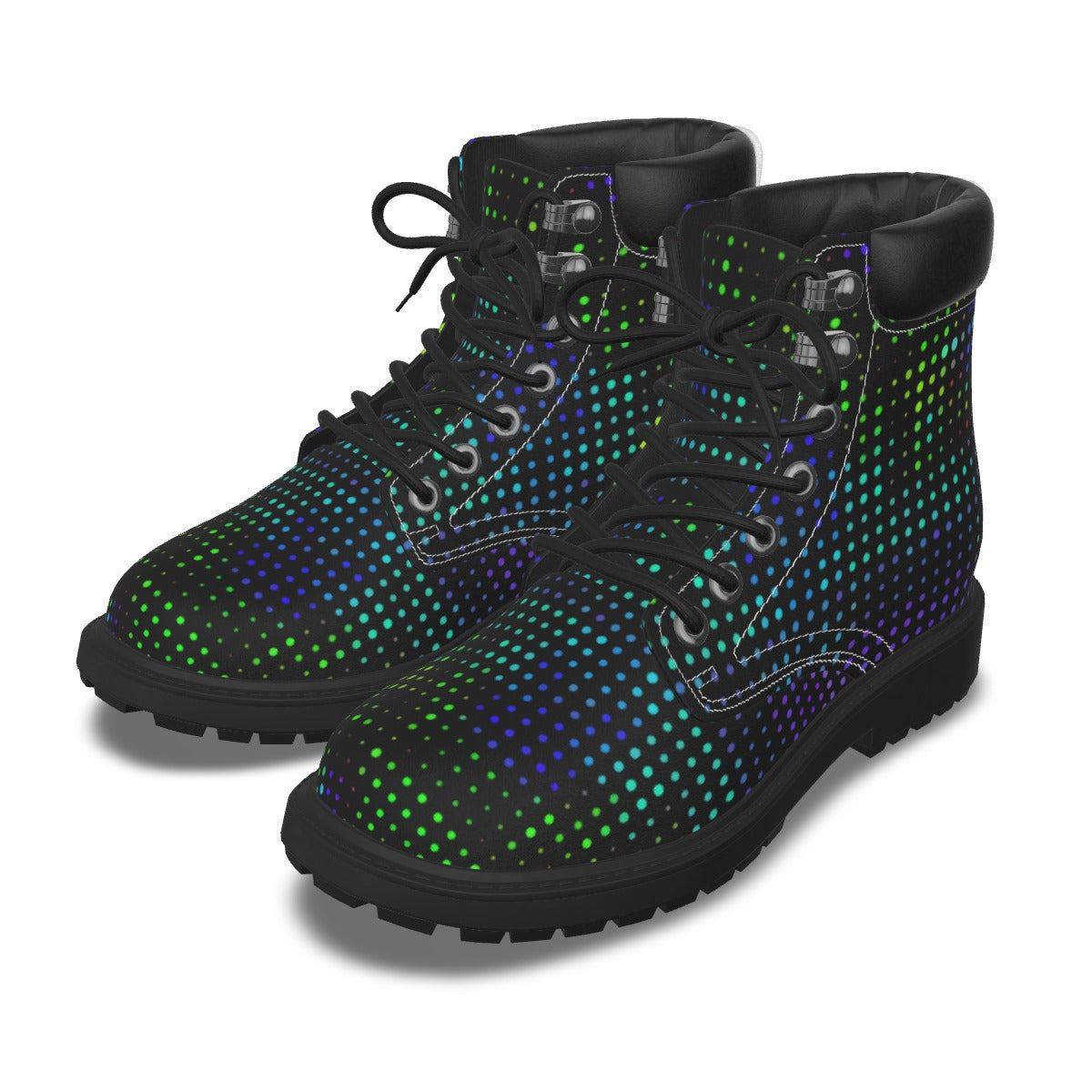 All-Over Print Men's Short Boots
