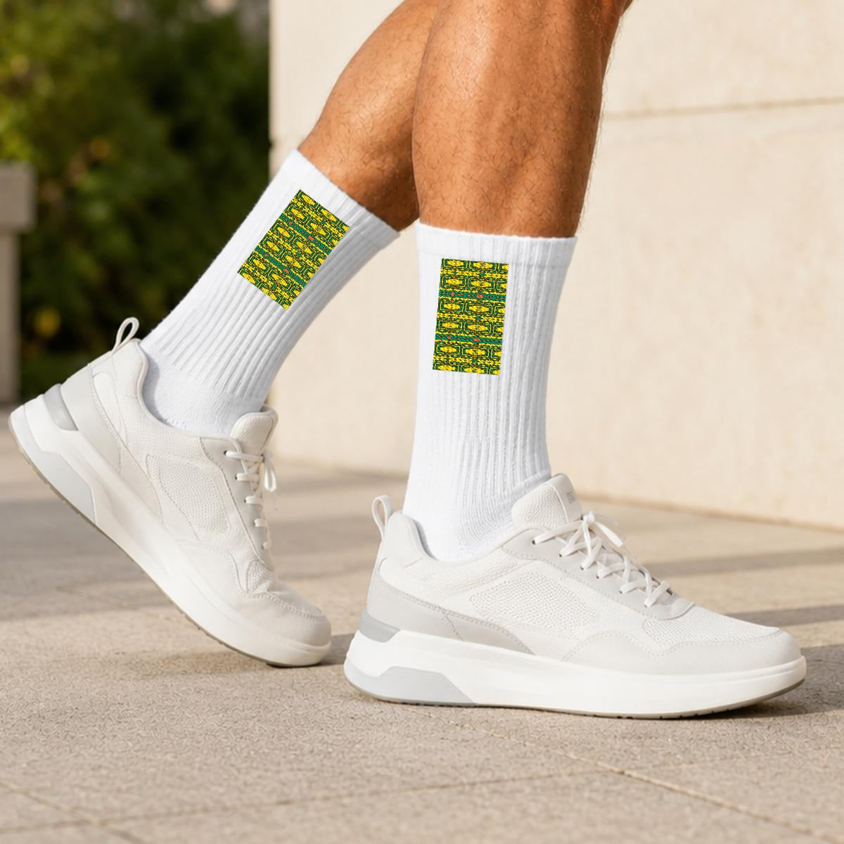 Embroidery Sports Cotton Crew Socks|Cotton