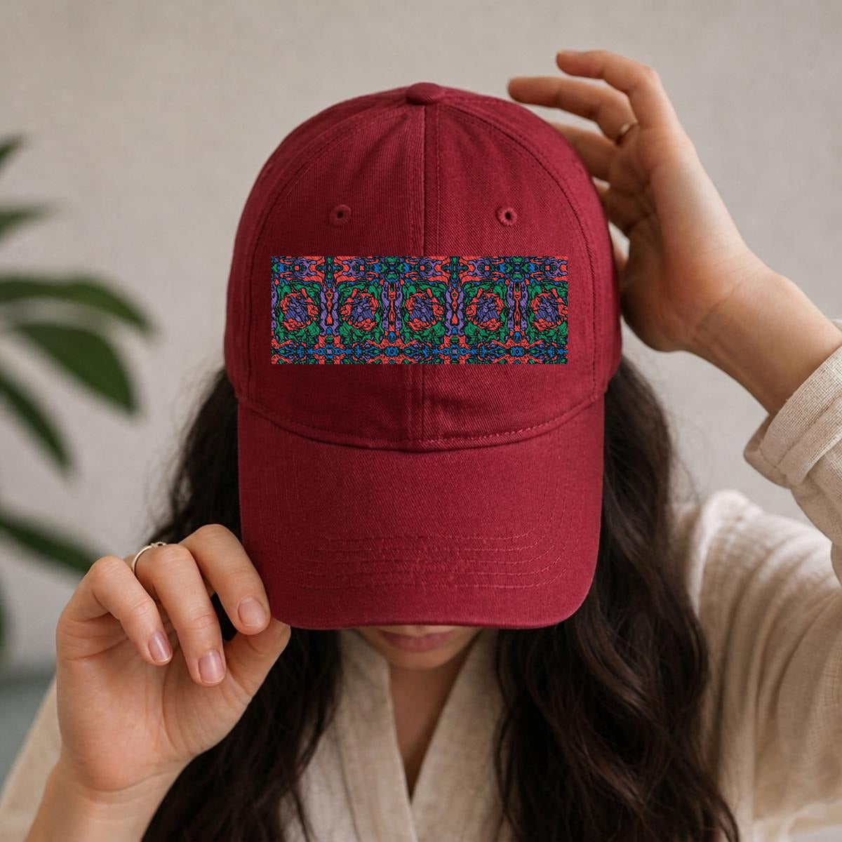 Embroidery Soft-Crown Flat Cap
