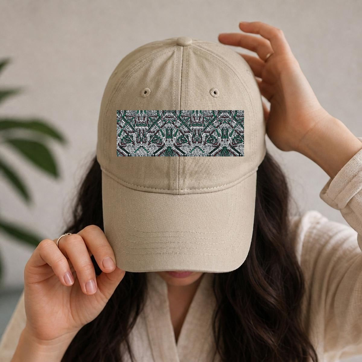Embroidery Soft-Crown Flat Cap
