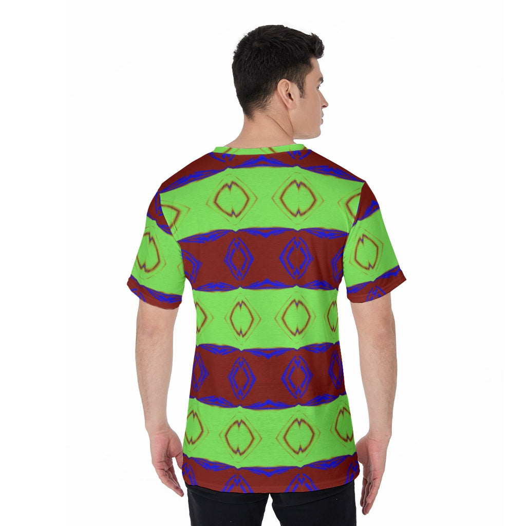 All-Over Print V-Neck T-Shirt