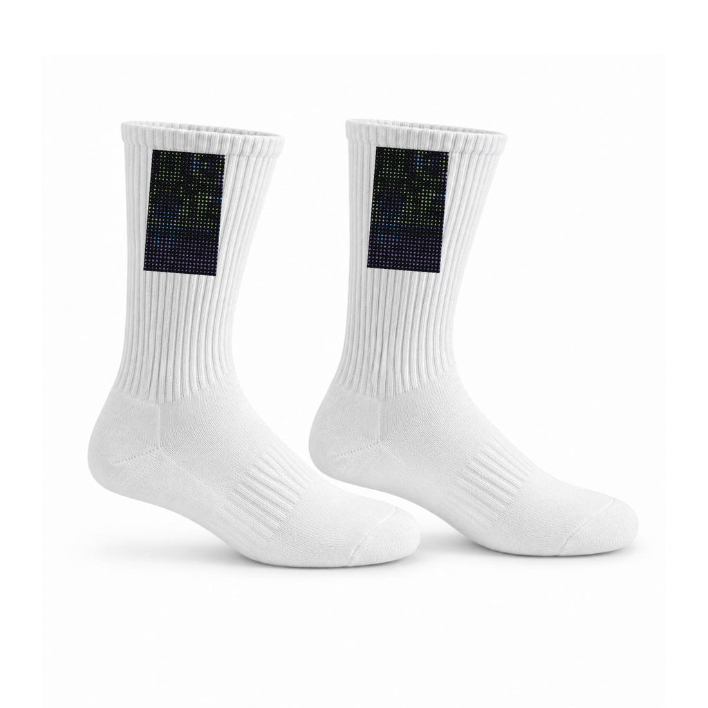 Embroidery Sports Cotton Crew Socks|Cotton